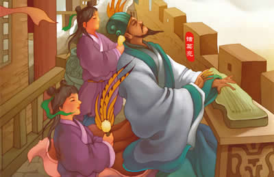 诸葛亮的故事之武侯弹琴退仲达（空城计）